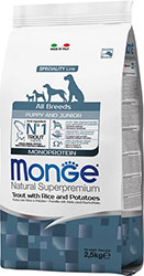 Monge Speciality Line Puppy & Junior All Breeds Trout and Rice