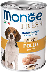 Monge Fresh Dog Adult Chicken Cans