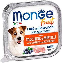 Monge Fruit Dog Adult with Turkey and Blueberry