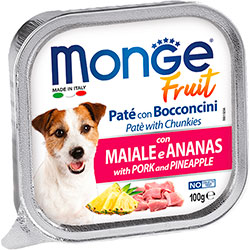 Monge Fruit Dog Adult with Pork and Pineapple
