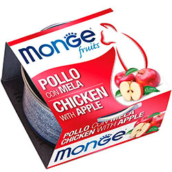 Monge Fruits Cat Adult Chicken with Apple