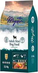 Mystic Dog Adult Mini Breeds Low Grain Lamb & Rice