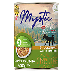 Mystic Кусочки с уткой в желе для собак