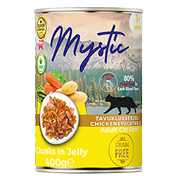 Mystic Шматочки з куркою і гарніром для котів