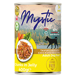Mystic Кусочки с курицей и овощами для собак