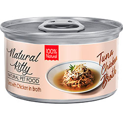 Natural Kitty Broth Series Tuna with Chicken in Broth