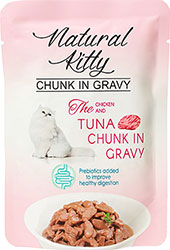 Natural Kitty Chunk in Gravy Chicken and Tuna