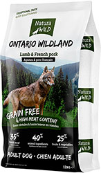 Natura Wild Ontario Wildland Adult Dog Lamb & French Pork