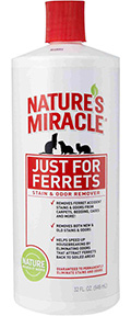 Nature's Miracle Just For Ferrets Stain & Odor Remover, раствор