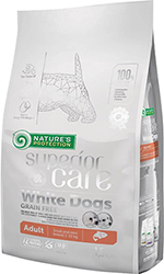 Nature's Protection Superior Care White Dog Grain Free Adult Small and Mini Breeds Salmon