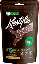 Nature's Protection Lifestyle Dog Snacks Duck And Cod Rolls