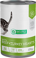 Nature's Protection Kitten Beef & Turkey Hearts