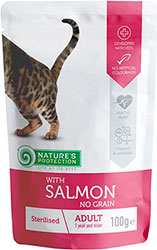 Nature's Protection Cat Sterilised Salmon