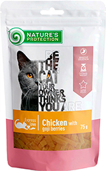 Nature's Protection Cat Snacks Chicken With Goji Berries
