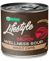 Nature's Protection Lifestyle Cat Adult Sterilised Wellness Soup Salmon