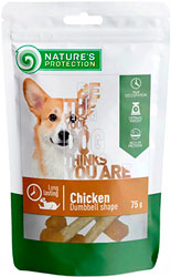 Nature's Protection Dog Snacks Chicken Dumbbell
