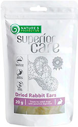 Nature's Protection Superior Care Dog Snacks Rabbit Ears