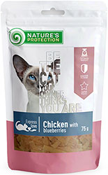 Nature's Protection Cat Snacks Chicken With Blueberries