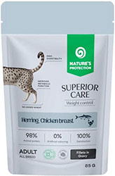 Nature's Protection Superior Care Grain Free Cat Adult Weight Control with Herring and Chicken Breast Nature's Protection Superior Care Grain Free Cat Adult Weight Control with Herring and Chicken Breast