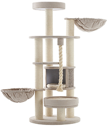 Nobby Игровая когтеточка-комплекс "Fida", кремовая