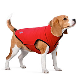 Noble Pet Softshell Ostin Navy Жилет для собак, червоний