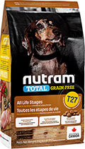 Nutram T27 Total Grain-Free Turkey, Chicken & Duck Small Breed Dog