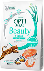 Optimeal Cat Beauty Fitness Healthy Weight Sterilised