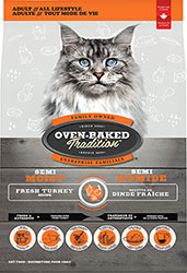 Oven-Baked Tradition Semi-Moist Cat Adult Turkey