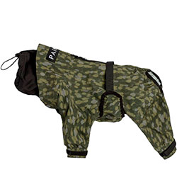 Paikka Rain Suit Костюм для собак, зелений