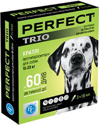 PerFect TRIO Краплі для собак вагою від 10 до 20 кг