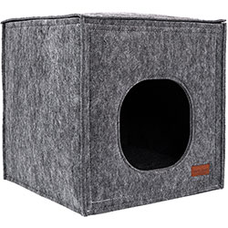 Pethouse Домик Cube для кошек и собак, серый