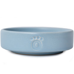 Pethouse Керамическая миска для кошек и собак, голубая