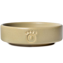 Pethouse Керамическая миска для кошек и собак, фисташковая