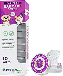 POP it Clean Ear Care Wipes Серветки для догляду за вухами котів і собак
