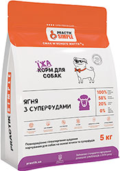 Practik Simple "Ягненок с суперфудами" для собак средних и крупных пород