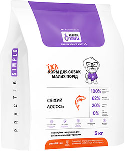 Practik Simple "Свежий лосось" для собак малых и миниатюрных пород и щенков