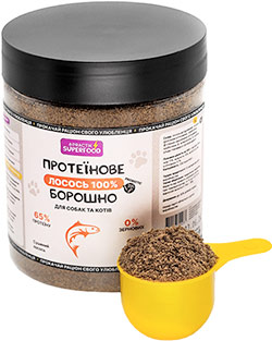 Practik SuperFood Протеиновая мука "Лосось" для собак и кошек
