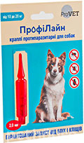Природа ПрофиЛайн капли от блох и клещей для собак весом от 10 до 20 кг