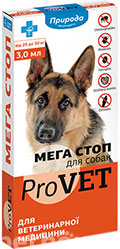 Природа Мега Стоп ProVet краплі на холку для собак вагою від 20 до 30 кг