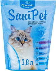Природа Sani Pet Силикагелевый наполнитель для кошачьего туалета
