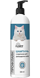 ПрофиЛайн ProVET Шампунь с кератином для длинношерстных кошек