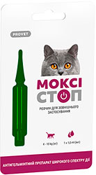 ProVET Моксистоп Капли на холку для кошек весом от 4 до 10 кг