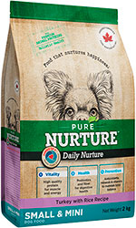 Pure Nurture Daily Turkey with Rice Small & Mini Dog Adult