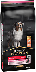 Purina Pro Plan Dog Adult Medium Sensitive Skin OptiDerma