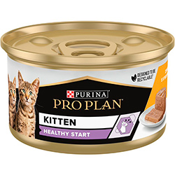 Purina Pro Plan Kitten Healthy Start Мусс с курицей для котят
