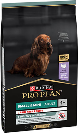 Purina Pro Plan Dog Adult Grain Free Small & Mini Sensitive Digestion Turkey