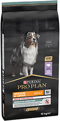 Purina Pro Plan Dog Adult Grain Free Medium & Large Sensitive Digestion Turkey