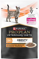 Purina Pro Plan Veterinary Diets OM St/Ox — Obesity Management Feline Шматочки в підливі з куркою для котів