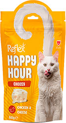 Reflex Happy Hour Adult Cat Treat Choosy Chicken & Cheese