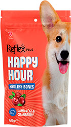 Reflex Plus Happy Hour Adult Dog Treat Healthy Bones Lamb & Egg & Cranberry